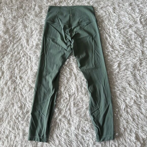 Lululemon Align Matching Set with Top and Leggings in green Size 6/8 - Picture 6 of 8